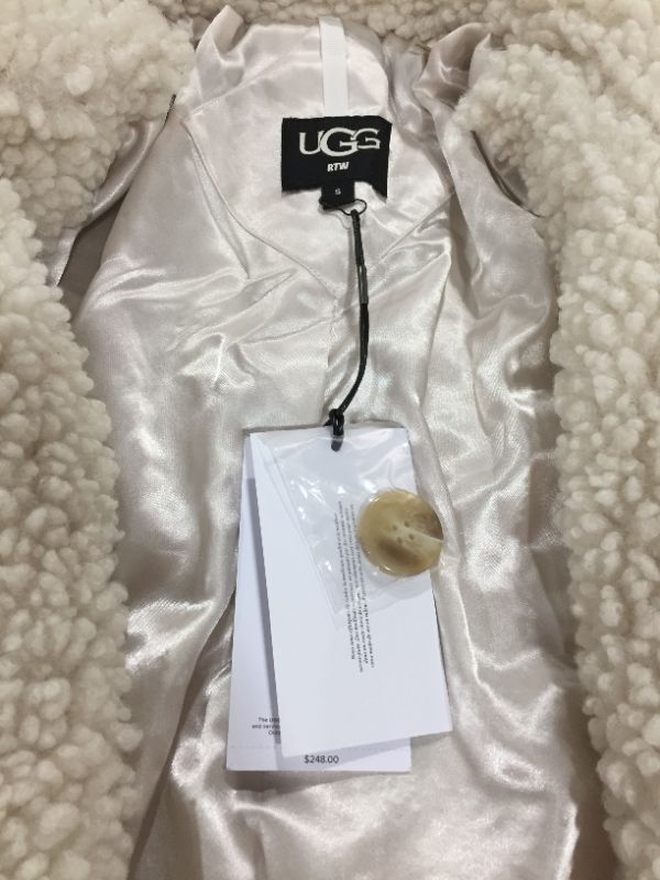 Photo 4 of UGG Women's Gertrude Long Teddy Coat (S)
