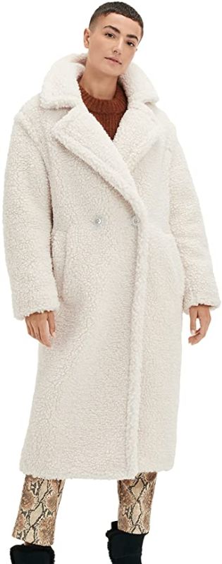 Photo 1 of UGG Women's Gertrude Long Teddy Coat (S)
