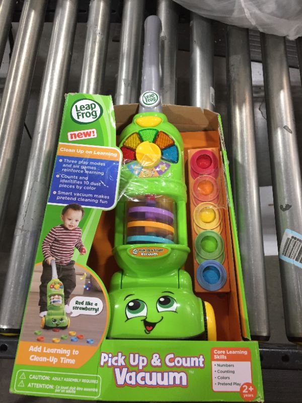 Photo 1 of LeapFrog Pick Up and Count Vacuum, Green
