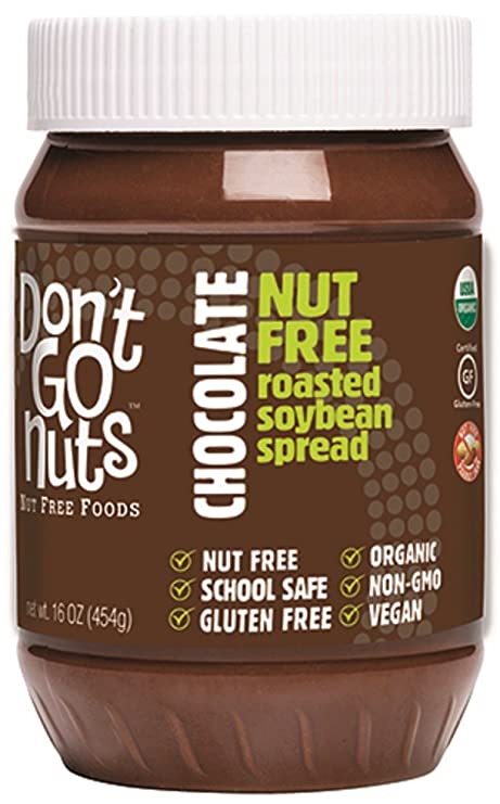 Photo 1 of (6 pack) Don't Go Nuts Nut Free Organic Soy Butter, Chocolate, 16 Ounce
