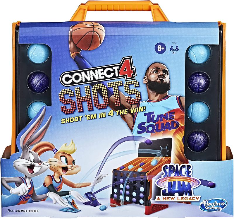 Photo 1 of Hasbro Gaming Connect 4 Shots: Space Jam A New Legacy Edition Game, Inspired by The Movie with Lebron James