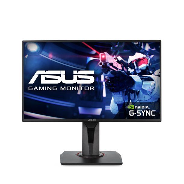 Photo 1 of ASUS VG258QR 24.5” Gaming Monitor 165Hz Full HD (1920 x 1080) 0.5ms G-SYNC Eye Care DisplayPort HDMI DVI-D