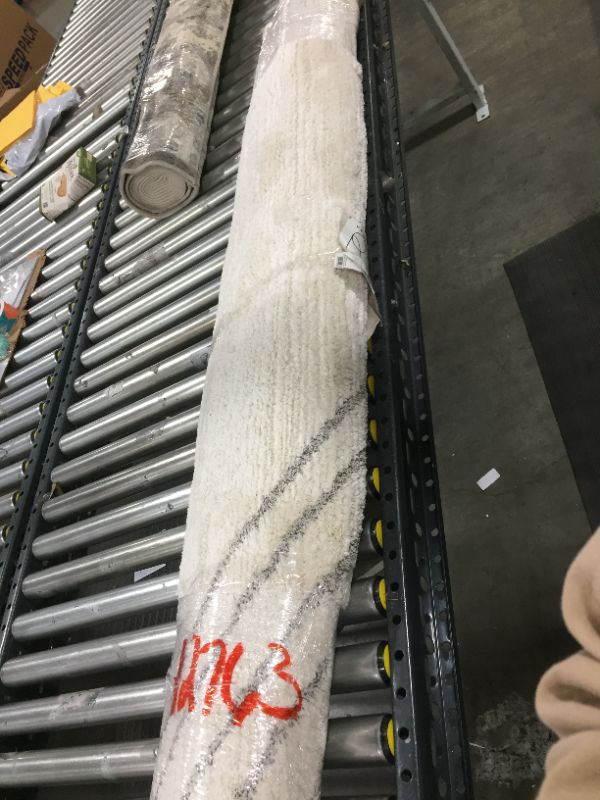Photo 1 of 5'x7' Soria Line Geo Area Rug Cream - Project 62™
