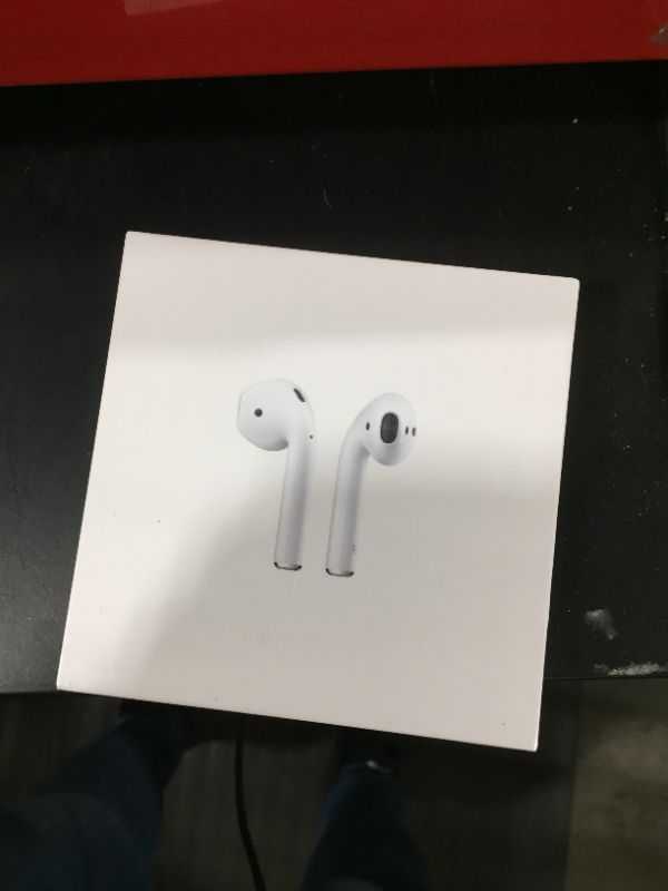 Photo 4 of Apple AirPods (2nd Generation) MV7N2AM/a with Charging Case - Stereo - Wireless - Bluetooth - Earbud - Binaural - in-ear
