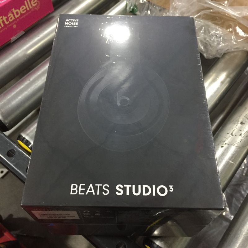 Photo 2 of Beats Studio3 Wireless Noise Cancelling Over-Ear Headphones - Apple W1 Headphone Chip, Class 1 Bluetooth, 22 Hours of Listening Time, Built-in Microphone - Matte Black (Latest Model) [FCATORY SEALED, NEVER BEEN OPENED]
