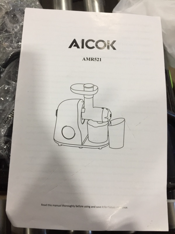 Photo 3 of Aicok Slow Masticating Juicer Extractor Machine 
