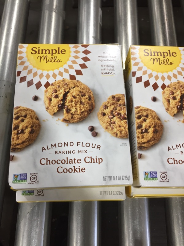 Photo 2 of 10 PACK- !!!EXPIRED!!! Simple Mills Almond Flour Baking Mix, Gluten Free Chocolate Chip Cookie Dough Mix, Made with whole foods ( 12/ 2021 )