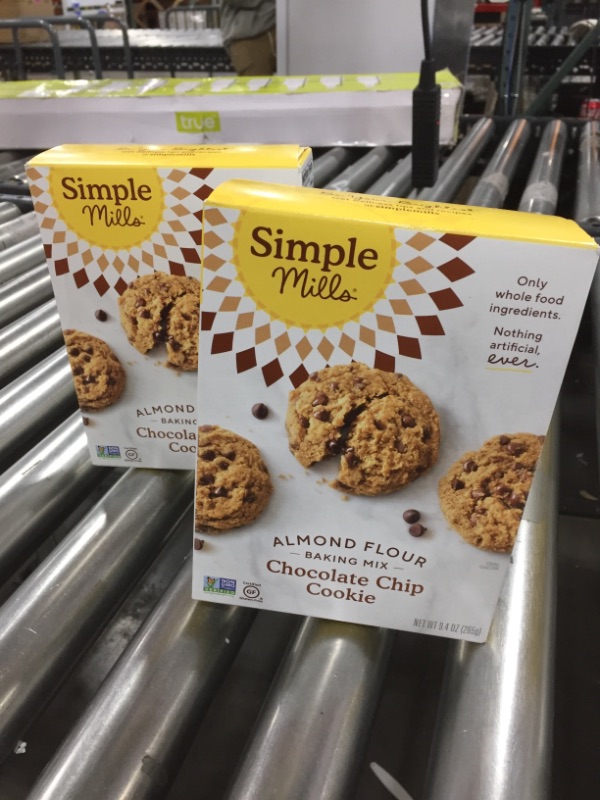 Photo 2 of 2 PACK- Simple Mills Almond Flour Baking Mix, Gluten Free Chocolate Chip Cookie Dough Mix, Made with whole foods BEST BY 12/2021

