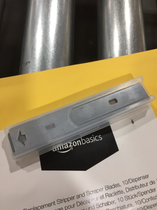 Photo 2 of 3 PACK- Amazon Basics 4" Replacement Stripper and Scraper Blades, 10/dispenser
