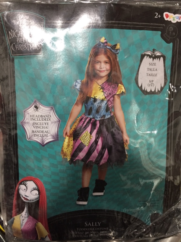 Photo 2 of Nightmare Before Christmas Classic Sally Infant Costume
