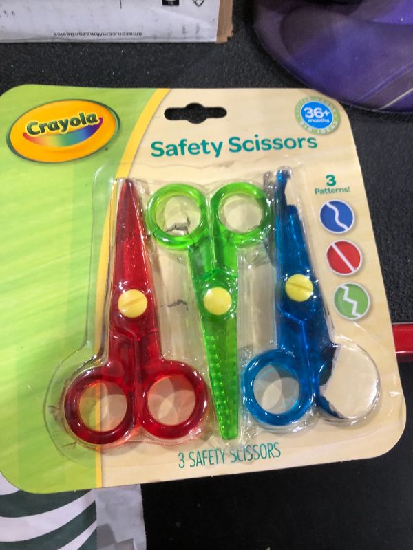 Photo 2 of Crayola My First Safety Scissors, Toddler Art Supplies, 3ct
