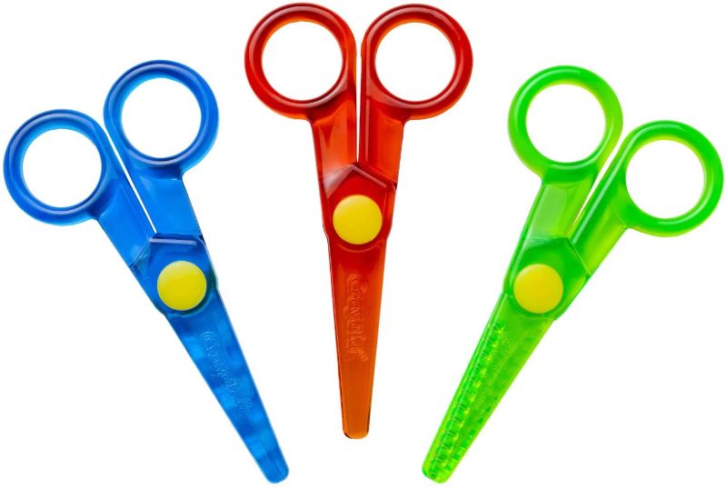 Photo 1 of Crayola My First Safety Scissors, Toddler Art Supplies, 3ct
