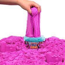 Photo 1 of  SLIMYSAND by Horizon Group USA, 1.5 Lbs of Stretchable, Expandable, Moldable, Non Stick, Slimy Play Sand in A Reusable Bucket, Blue- A Kinetic Sensory Activity