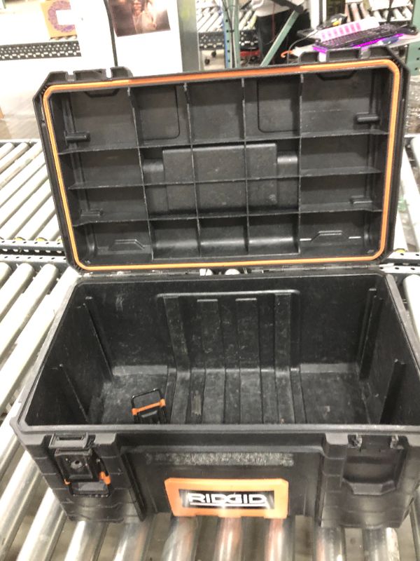 Photo 3 of 22 in. Pro Tool Box, Black
