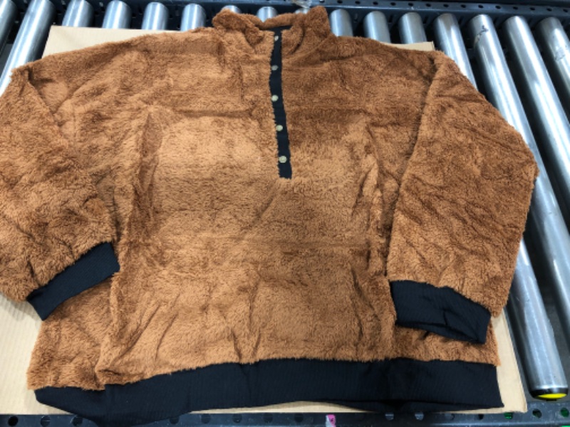 Photo 1 of Women's Brown Fur Sweater- 2XL