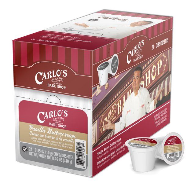 Photo 1 of Cake Boss Vanilla Buttercream Medium Roast Coffee, for Keurig K Cups Brewers, 24 Count
