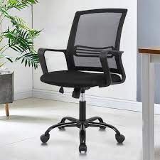 Photo 1 of SMUGDESK Office Chair Mid-Back Breathable Mesh Desk Chair with Lumbar Support
