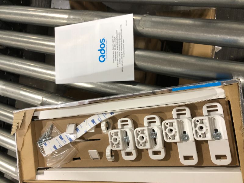 Photo 2 of Qdos Universal Stair Mounting Kit for All Baby Gates - Universal Solution for Gate Installation on Banisters and Spindles - No Screws in Banister - Works with All Gates - Easy Installation White