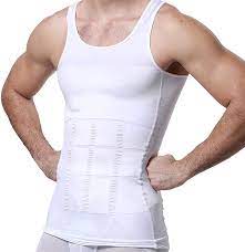 Photo 1 of GKVK Mens Slimming Body Shaper Vest Shirt Abs Abdomen Slim
