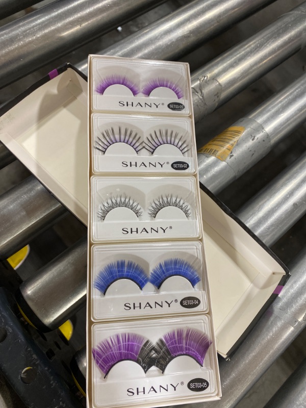 Photo 3 of SHANY Eyelash extend - set of 10 assorted reusable eyelashes - Color Frenzy
