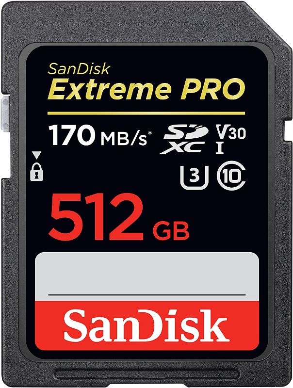 Photo 1 of SanDisk 512GB Extreme PRO SDXC UHS-I Card with SanDisk SD UHS-I Card Reader
