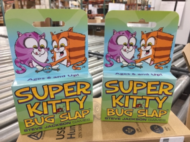 Photo 2 of 2 Pack- Super Kitty Bug Slap Speedy Card Game