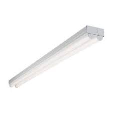 Photo 1 of 40-Watt 2-Light White 4 ft. Fluorescent Strip Light
