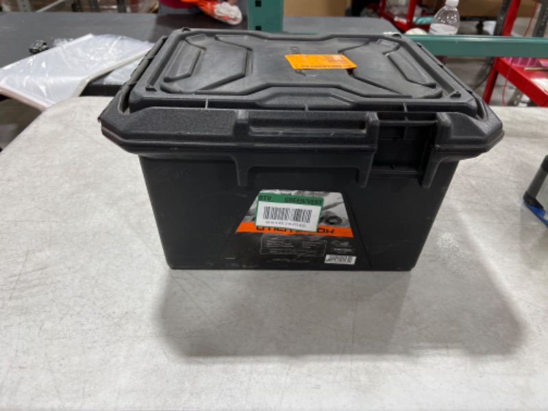 Photo 2 of 56 Qt. Sportsman Trunk Black
