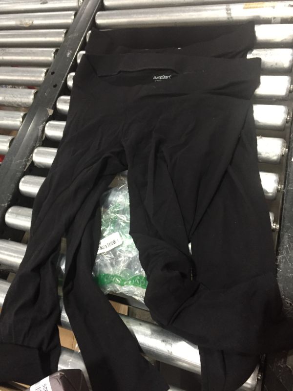 Photo 1 of (2 PACK)- BUMPSTART UNDER BELLY MATERNITY LEGGINGS  BLACK/BLACK
