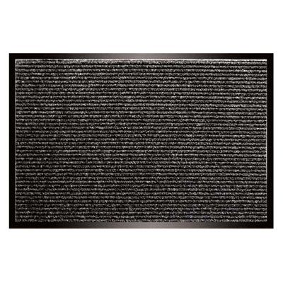 Photo 1 of 36" X 60" Ribbed Entryway Mat - Pepper Black

