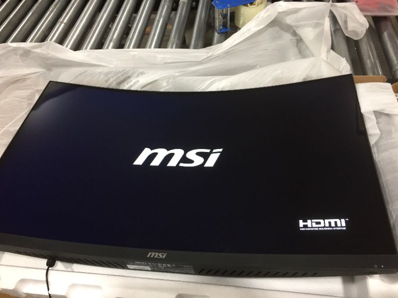 Photo 2 of MSI 32"" Full HD RGB LED Non-Glare Super Narrow Bezel 1ms HDR Ready 2560 x 1440 165Hz Refresh Rate Free Sync Height Adjustable Curved Gaming Monitor (Optix MAG322CQR), Black
