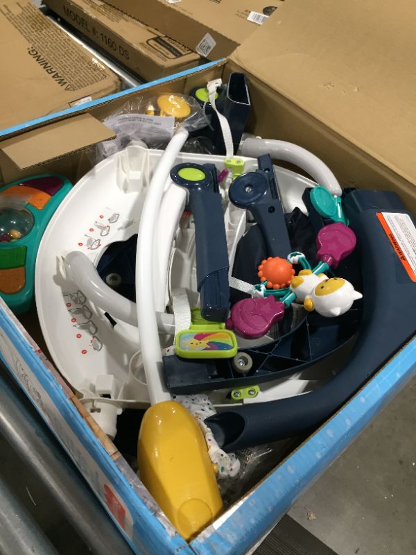 Photo 2 of Fisher-Price Astro Kitty SpaceSaver Jumperoo, Space-Themed Infant Activity Center with Adjustable Bouncing seat, Lights, Music and Interactive Toys
