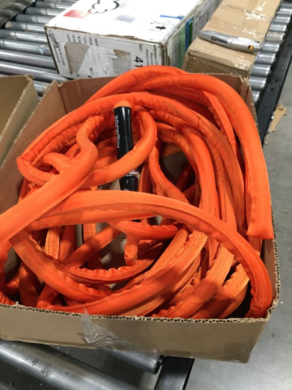 Photo 2 of Aqua Joe AJFJH75-34-CTR Non-Expanding Kink-Free Contractor Grade FiberJacket Hose, 3/4-in, 650-PSI BURST, BPA/Phthalate/Lead Free, 25-Ft
