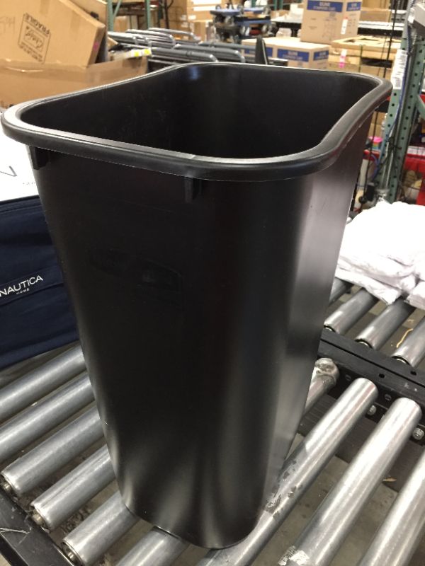 Photo 2 of 10.25 Gal. Rectangular Trash Can
