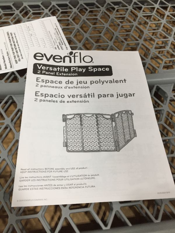 Photo 1 of Evenflo Versatile Play Space 2 Panel Extension

