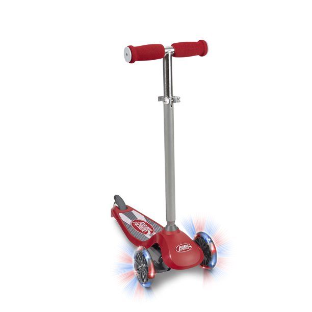 Photo 1 of Radio Flyer 549BZ Lean 'N Glide Kids 3-Wheel Scooter with Light up Wheels, Red

