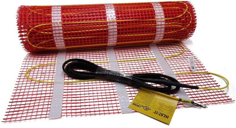 Photo 1 of 15 sqft HEATIT Warmmat Electric Radiant Self-adhesive Floor Heat Heating System
