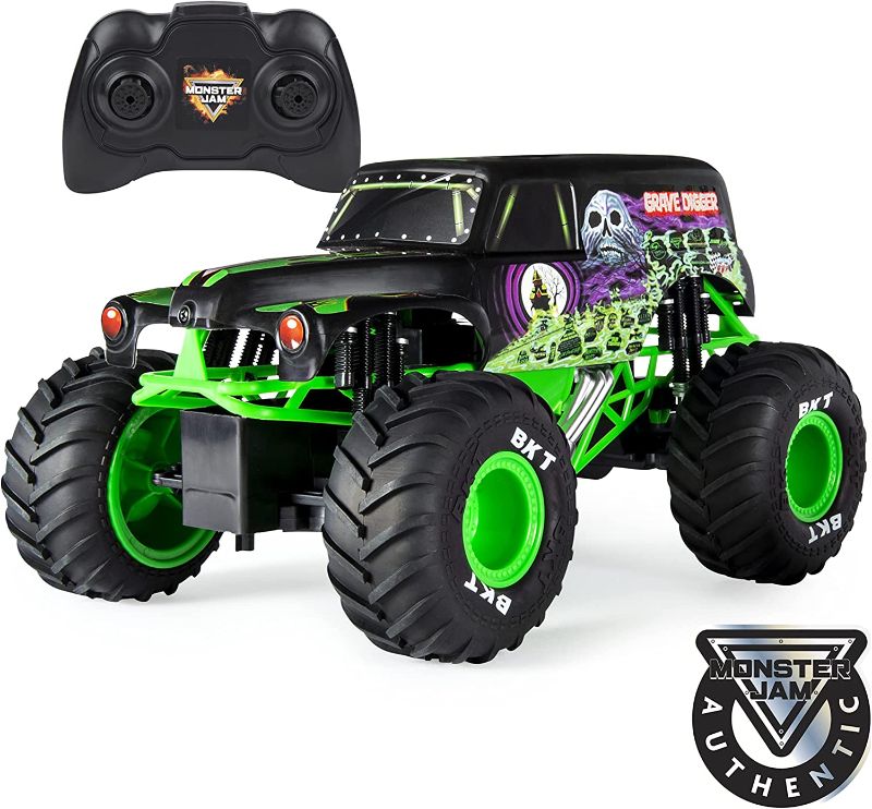 Photo 1 of Monster Jam, Official Grave Digger Remote Control Truck 1:15 Scale, 2.4GHz
