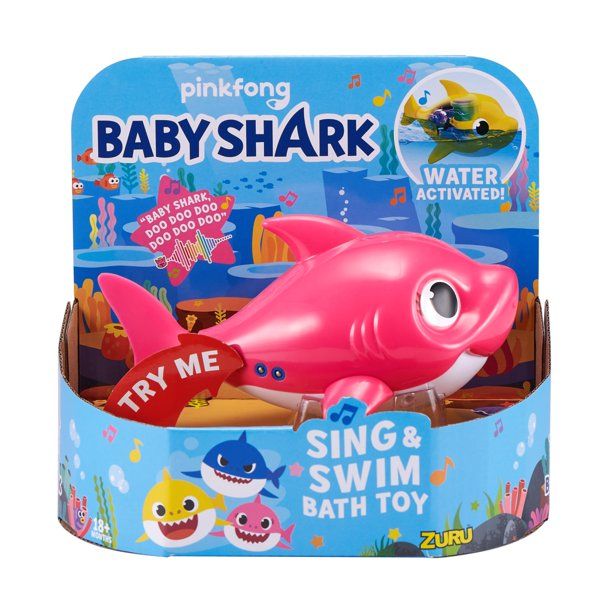 Photo 1 of Zuru Robo Alive Zuru Robo Alive Baby Shark Bath Toy in Pink
