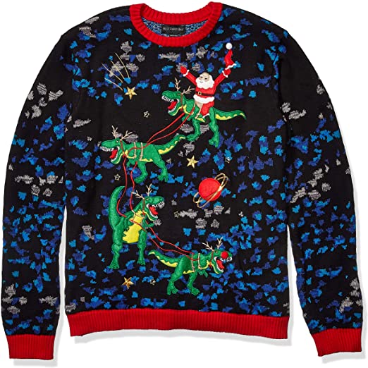 Photo 1 of Blizzard Bay Young Men’s Trex Space Sleigh Sweater, Black Combo, Medium
