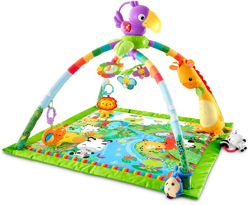 Photo 1 of Fisher-Price Rainforest Music & Lights Deluxe Gym []
