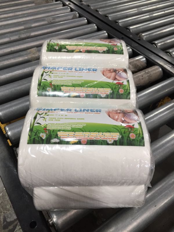 Photo 1 of Naturally Natures Bamboo Disposable Diaper Liners (6PK) 600 Sheets Gentle and Soft, Chlorine and Dye-Free, Unscented, Biodegradable Inserts (Set of 6) 600 Liners
