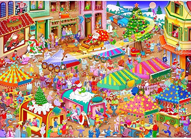 Photo 1 of Christmas Jigsaw Puzzles for Adults 500 Pieces Puzzles for Adults 500 Pieces Puzzle for Kids 500 Piece Christmas Puzzles for Adults 500
