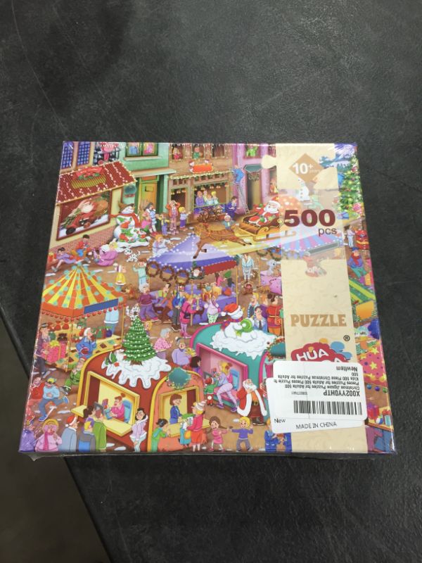 Photo 2 of Christmas Jigsaw Puzzles for Adults 500 Pieces Puzzles for Adults 500 Pieces Puzzle for Kids 500 Piece Christmas Puzzles for Adults 500
