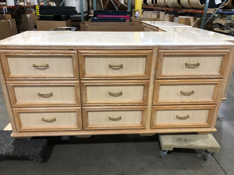 Photo 1 of 3 DRAWER WOODEN DRESSER H35 INCH W26 INCH L72 INCH