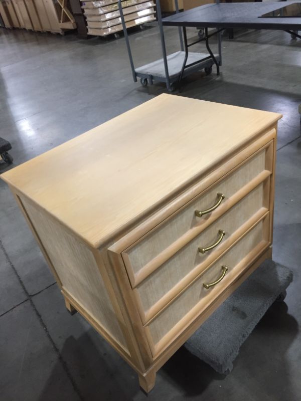 Photo 2 of 3 DRAWER NIGHT STAND 22L X 30W X 29H INCHES