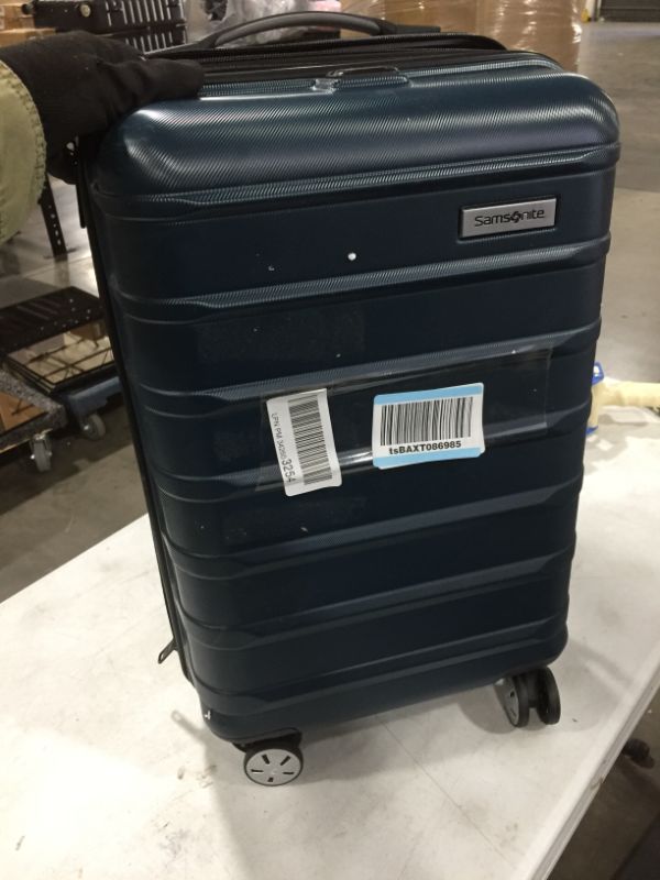 Photo 2 of Samsonite Omni 2 Hardside Expandable Luggage with Spinner Wheels, Nova Teal, Carry-On 20-Inch
