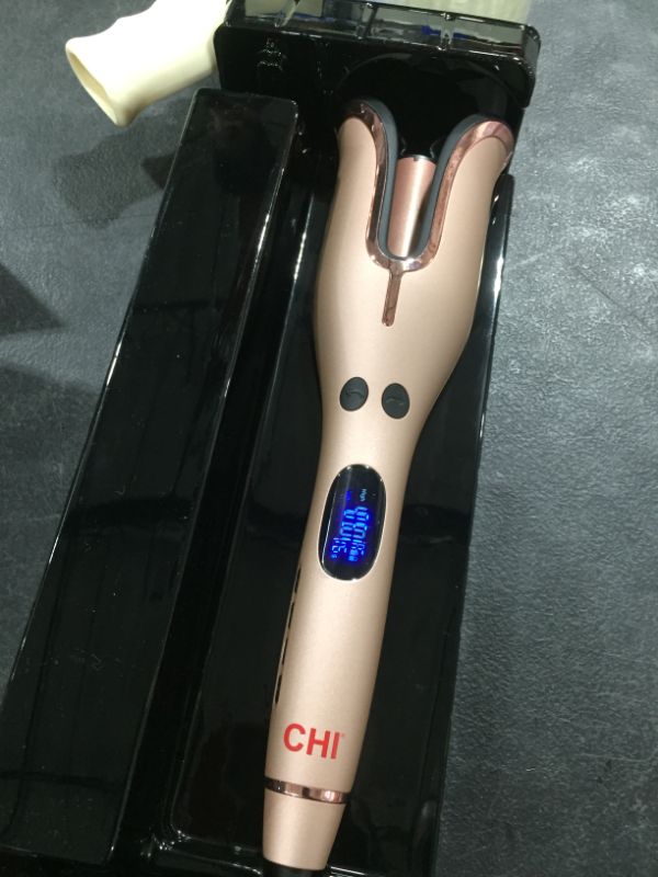 Photo 2 of CHI Spin N Curl Special Edition Rose Gold Hair Curler 1". Ideal for Shoulder-Length Hair between 6-16” inches.