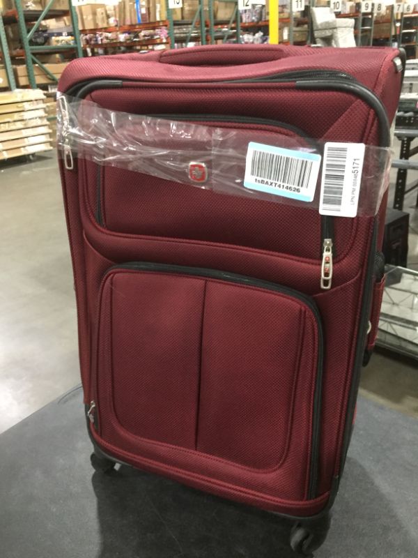 Photo 2 of SwissGear Travel Gear 6283 25" Spinner Luggage (Burgundy)

