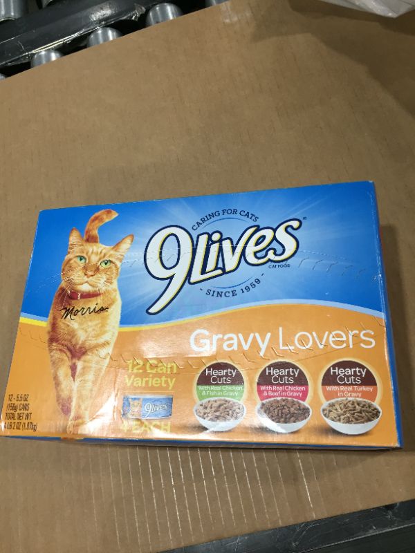 Photo 2 of 9Lives Variety Pack Favorites Wet Cat Food, 5.5 Ounce Cans
bb march 5 22
